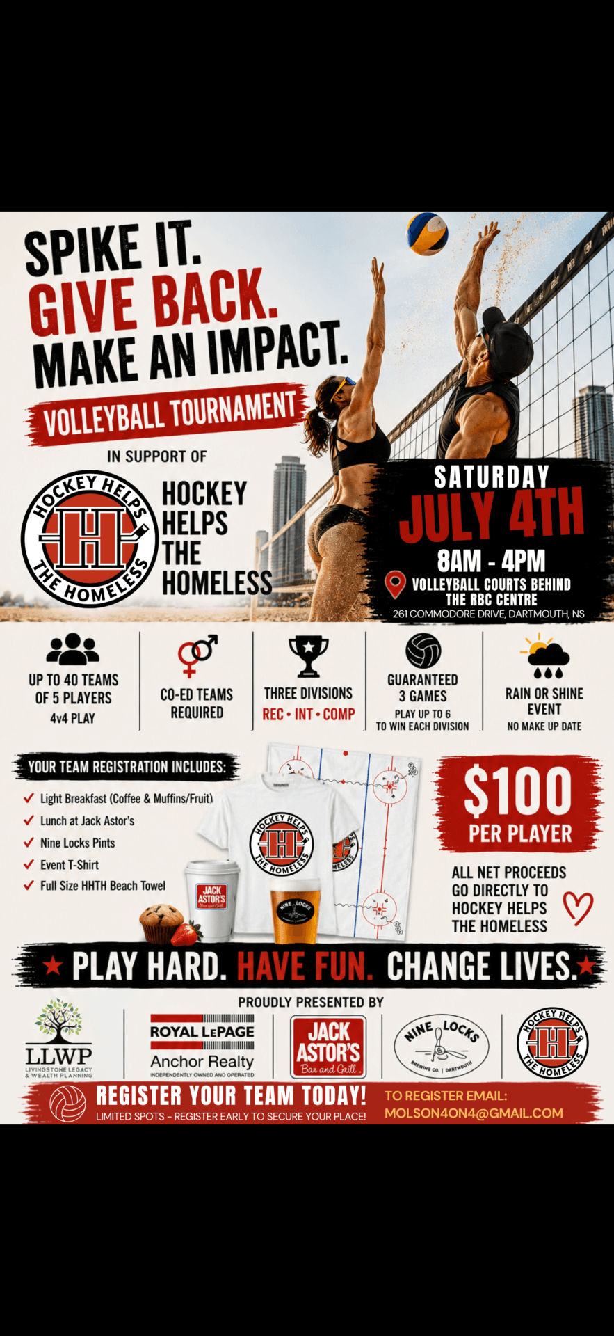 HHTH Beach Volleyball Tournament